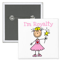 Prinzessin Royalty Anstecknadelbutton