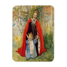 Prinzessin Spring Mother und Tochter Magnete