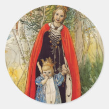 Prinzessin Spring Mother und Tochter Sticker