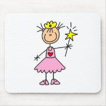 Prinzessin With Wand Mousepads