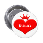Prinzessinherz Button