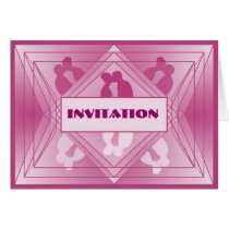 Prisma-Sammlungs-Deluxe Einladungs-Pastell-Rose karten