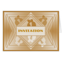 Prisma-Sammlungs-deluxe Einladungs-Pastellbeige karten