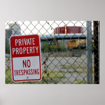 Privateigentum Poster
