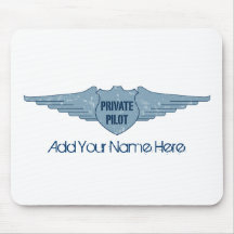 Privater Pilot Blue Wings Mauspads