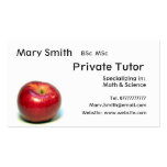 Privater Tutor/Lehrer/persönliches Tutorgeschäft Visitenkarten