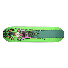 Privatschulrebell Bedrucktes Skateboard