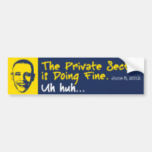 Privatwirtschaft tut fein autosticker