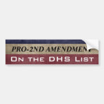 Pro-2nd Änderung und auf der Liste Autoaufkleber