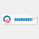 Pro-Obama - OBAMANOS (2) Auto Aufkleber