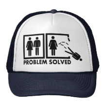 Problem gelöst - Mann Trucker Mütze