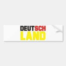 Produkte u. Entwürfe Deutschland Deutschland! Autoaufkleber