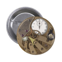 Professor Temples Chronoticulator Pin Button