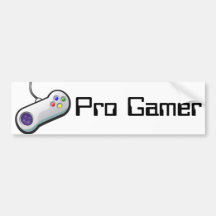 ProGamer, Videospiel-Kontrolleur Auto Aufkleber