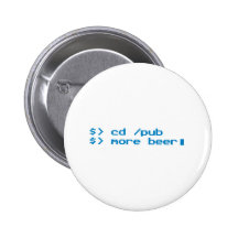 Programmierer-Bier - Geek, Nerd, Gamer, Spiel Anstecknadelbutton