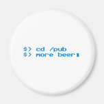 Programmierer-Bier - Geek, Nerd, Gamer, Spiel Kühlschrankmagnet