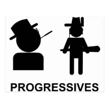 Progressisten Postkarte
