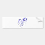 Projekt illustriert cap2 Anruf schwul Auto Sticker