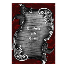 Proklamations-gotische Vampirs-Einladung