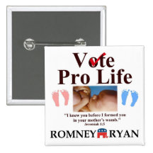 Proleben Romney Ryan Baby-Knopf Anstecknadelbuttons