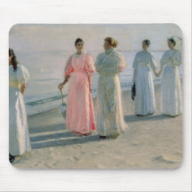 Promenade auf dem Strand Mousepads