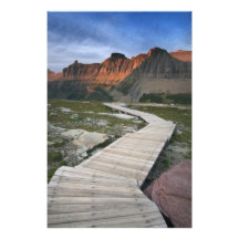 Promenade in Waterton GletscherInternational Photo