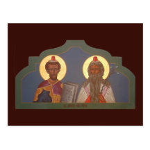 Prophete Moses und Aaron-Gebets-Karte Postkarte