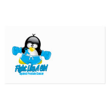 Prostatakrebs-kämpfender Pinguin Visitenkarten Vorlage