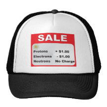 Protonelektron-Neutronverkauf Baseball Caps