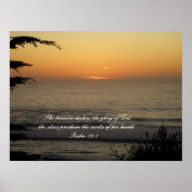 Psalm 19 plakate