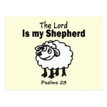 Psalm 23 postkarte