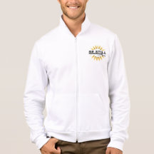 Psalm-46:10 Kalifornien-Fleece-Ziprüttler Bedruckte Jacke