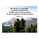 Psalm-62:1,2 Postkarte