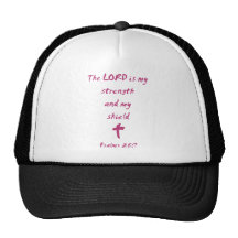Psalme 28: Der Lord ist meine Stärke und Schild Baseballcaps