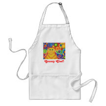Psy-Katze-delic Schürze "Groovy Koch"