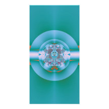 Psychedelic Green Picture Card