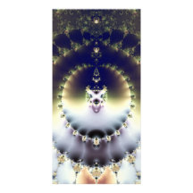 Psychedelic Sun Personalized Photo Card