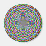 Psychedelic Web Magnet