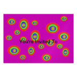 Psychedelische Einladung