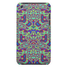 Psychedelische Felsenkunst iPod Case-Mate Hüllen