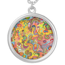 Psychedelische Halskette