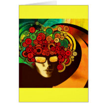 psychedelische Popkunst Karten