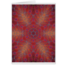 Psychedelische Radialgrafik: Karte