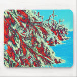 psychedelische Winterlandschaft Mousepads