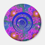 Psychedelische Zeitschleife Magnete