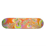 Psychedelischer BlumenSkateboard Skateboard Deck