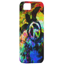 Psychedelischer Friedensschildkröte iPhone Fall iPhone 5 Hüllen