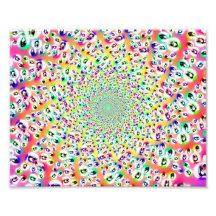 Psychedelischer Regenbogen mustert Mandala Fotos