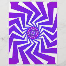 Psychedelisches gewundenes Muster: Vektorkunst: Bedruckte Flyer