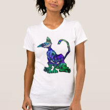 Psychedelisches Miezekatze #three Tshirt